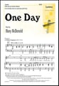 One Day SATB choral sheet music cover